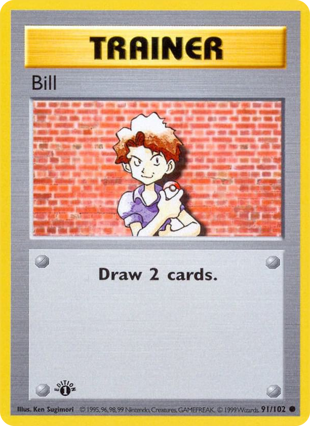 0091 Bill Common Base Set (Shadowless)