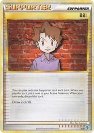 0005 Bill (#5) Common HGSS Trainer Kit: Gyarados & Raichu
