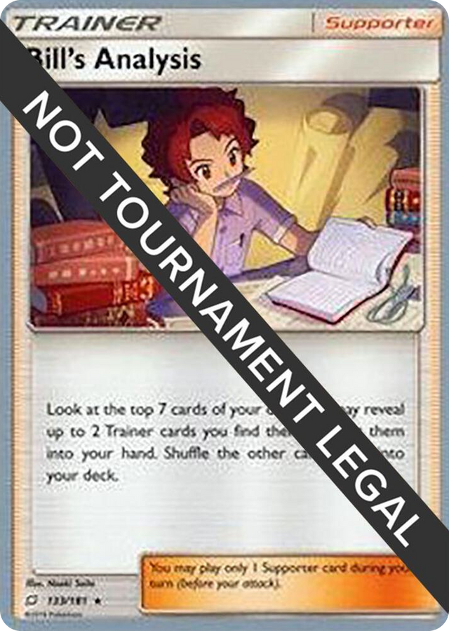 0133 Bill's Analysis - 2019 (Henry Brand) Rare World Championship Decks