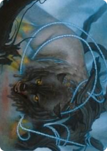 0011 Bind the Monster Art Card S Art Series: Kaldheim