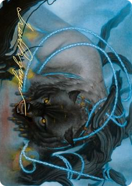 0011 Bind the Monster Art Card (Gold-Stamped Signature) S Art Series: Kaldheim