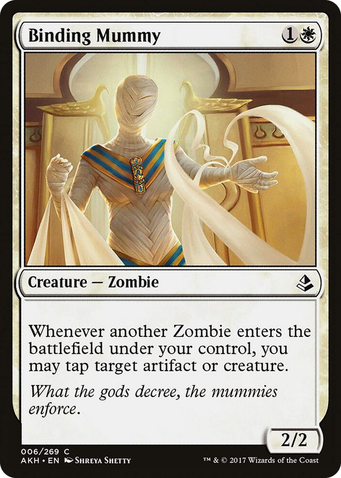 Binding Mummy #6 C - Amonkhet Pokemon card