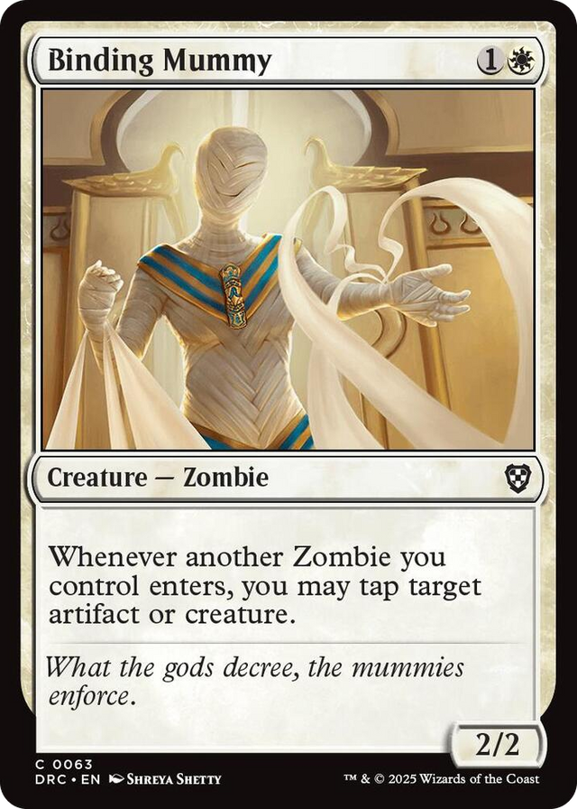 0063 Binding Mummy C Commander: Aetherdrift