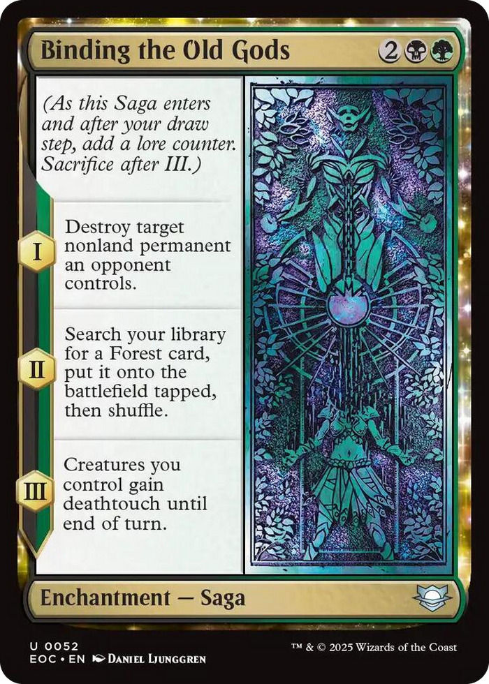 Binding the Old Gods #52 U - Commander: Edge of Eternities Pokemon card