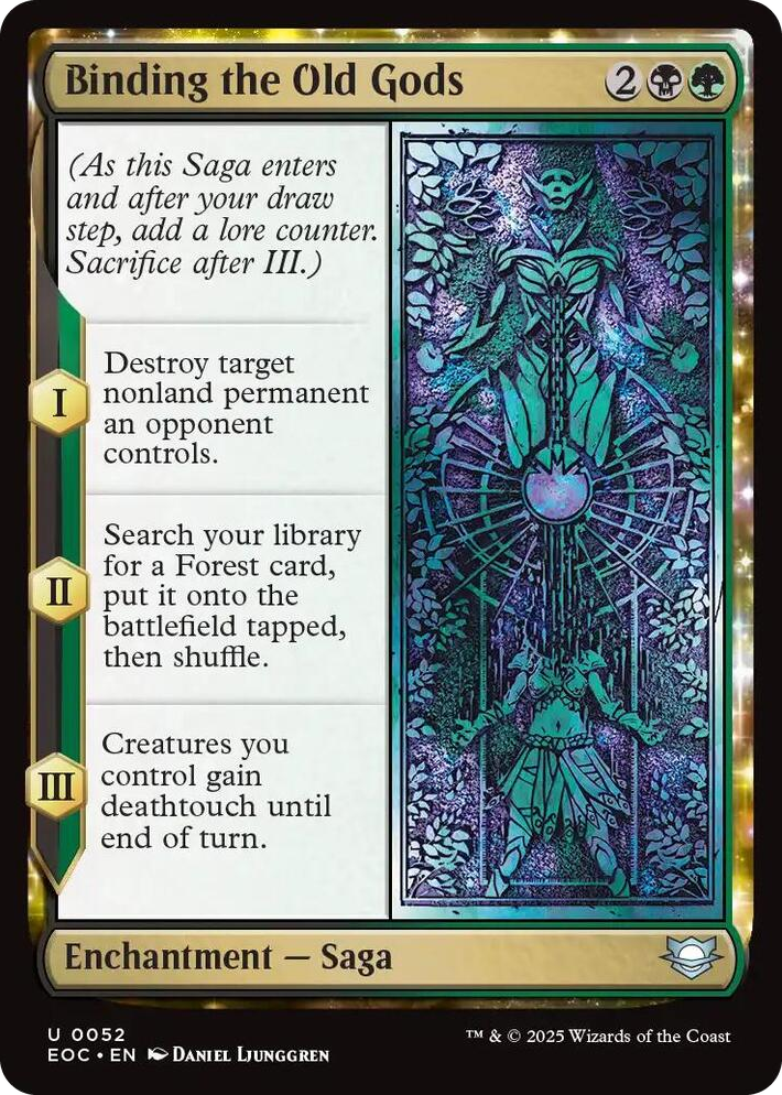 0052 Binding the Old Gods U Commander: Edge of Eternities