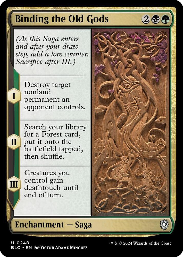 0248 Binding the Old Gods U Commander: Bloomburrow