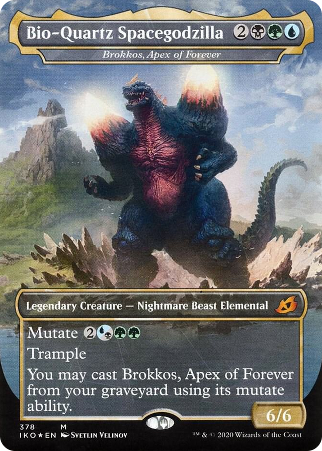 0378 Bio-Quartz Spacegodzilla - Brokkos, Apex of Forever M Lair of Behemoths