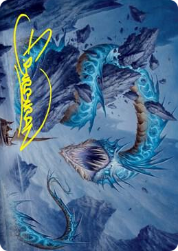 0020 Biolume Serpent Art Card (Gold-Stamped Signature) S Art Series: Innistrad: Crimson Vow