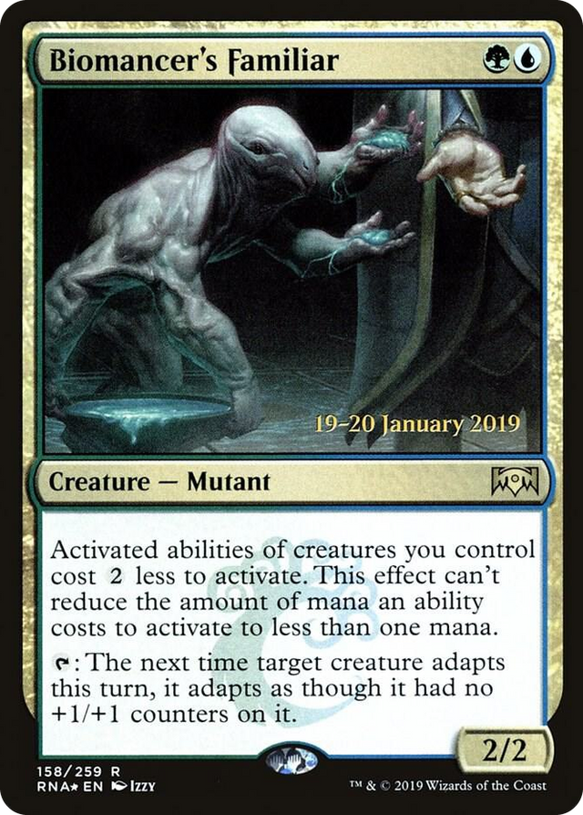 0158 Biomancer's Familiar R Prerelease Cards