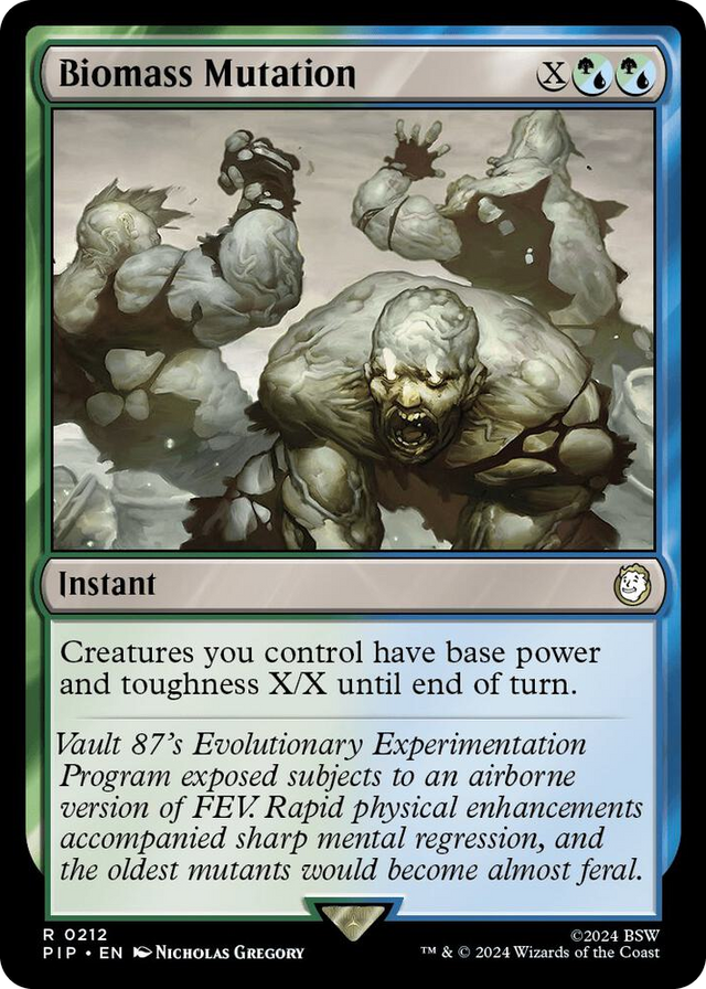 0212 Biomass Mutation R Universes Beyond: Fallout