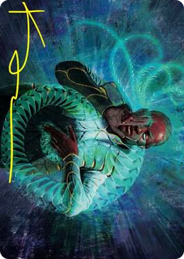 0021 Biomathematician Art Card (Gold-Stamped Signature) S Art Series: Strixhaven