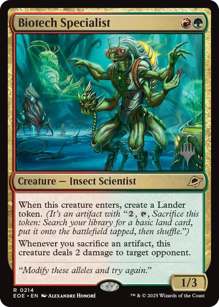 0214 Biotech Specialist R Promo Pack: Edge of Eternities