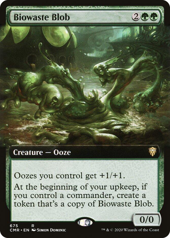 0675 Biowaste Blob (Extended Art) R Commander Legends