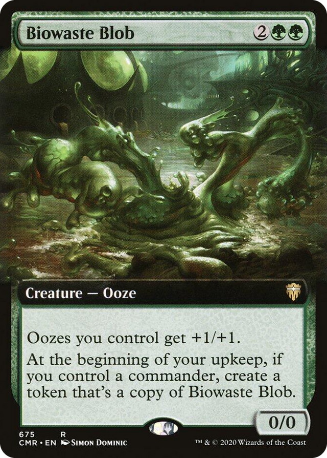 0675 Biowaste Blob (Extended Art) R Commander Legends