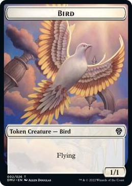 0002 Bird (002) // Goblin Double-Sided Token T Dominaria United