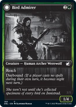 0169 Bird Admirer C Innistrad: Double Feature