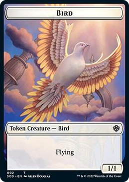 0002 Bird // Faerie Double-Sided Token T Starter Commander Decks