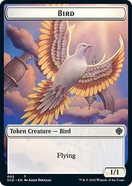 0002 Bird // Faerie Double-Sided Token T Starter Commander Decks