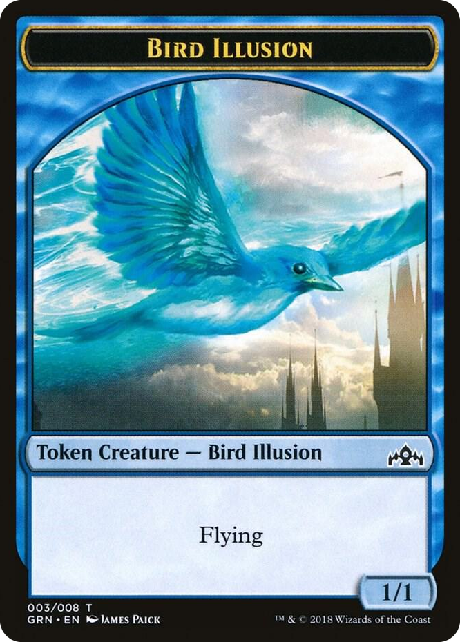 0003 Bird Illusion Token T Guilds of Ravnica