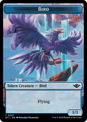 0007 Bird // Plot Double-Sided Token T Outlaws of Thunder Junction