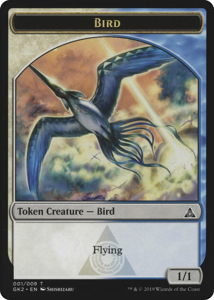 0001 Bird // Sphinx Double-Sided Token T Ravnica Allegiance: Guild Kits