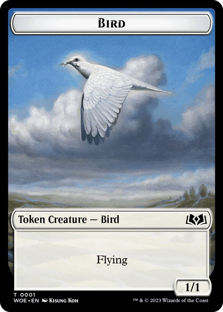 0001 Bird Token T Wilds of Eldraine