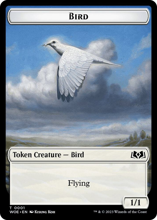 0001 Bird Token T Wilds of Eldraine