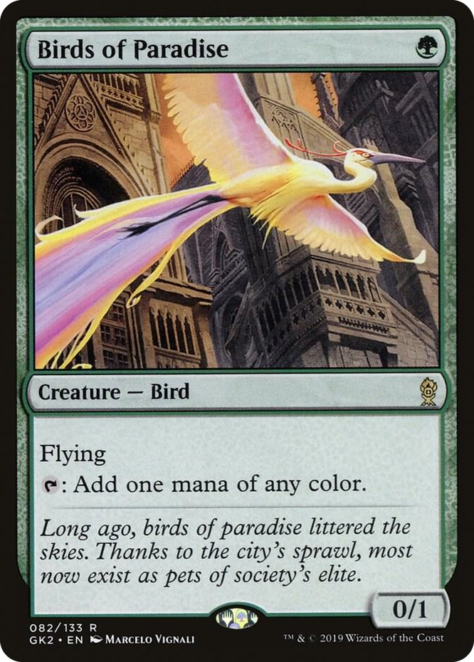 0082 Birds of Paradise R Ravnica Allegiance: Guild Kits
