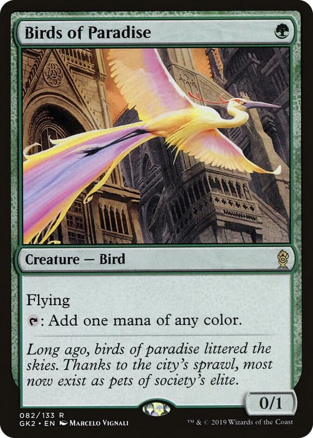 0082 Birds of Paradise R Ravnica Allegiance: Guild Kits