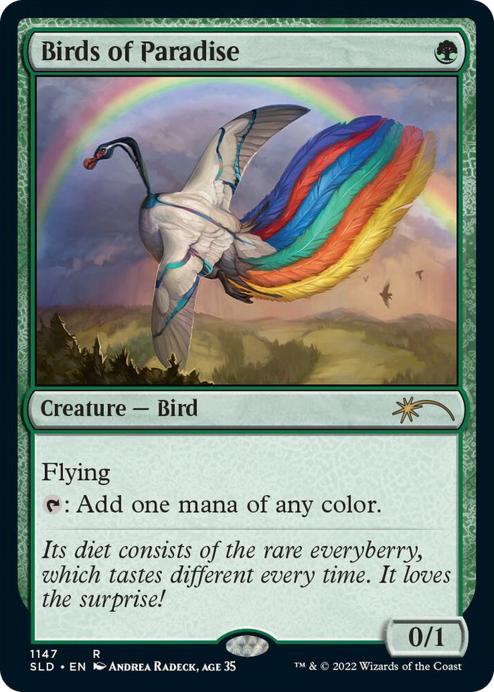 Birds of Paradise (1147) #1147 R - Secret Lair Drop Series Pokemon card