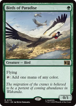 0170 Birds of Paradise R Commander: Marvel Super Heroes