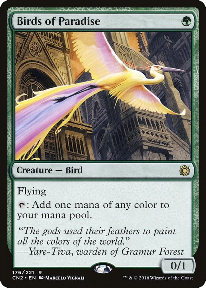 Birds of Paradise #176 R - Conspiracy: Take the Crown Pokemon card