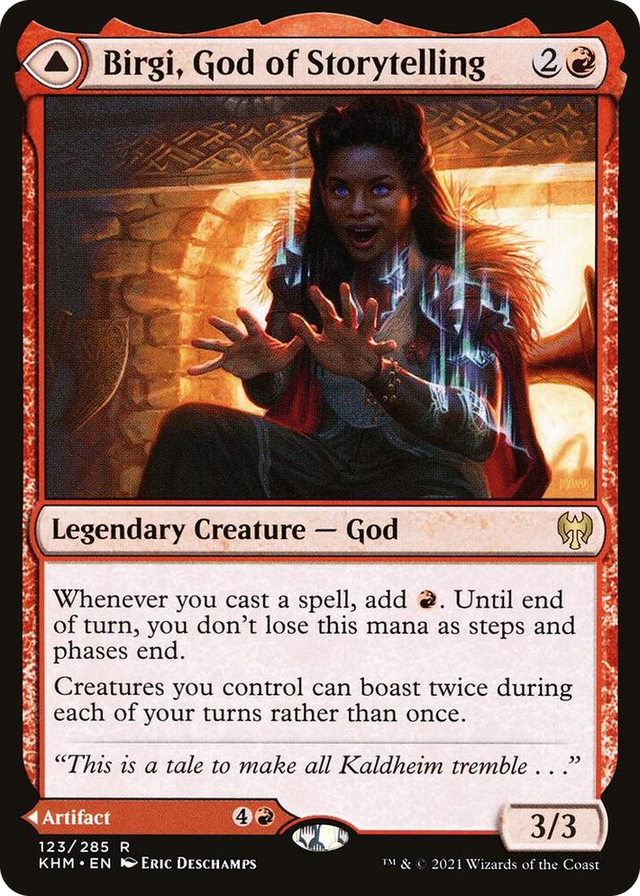 0123 Birgi, God of Storytelling R Kaldheim
