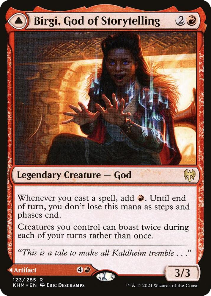 0123 Birgi, God of Storytelling R Kaldheim