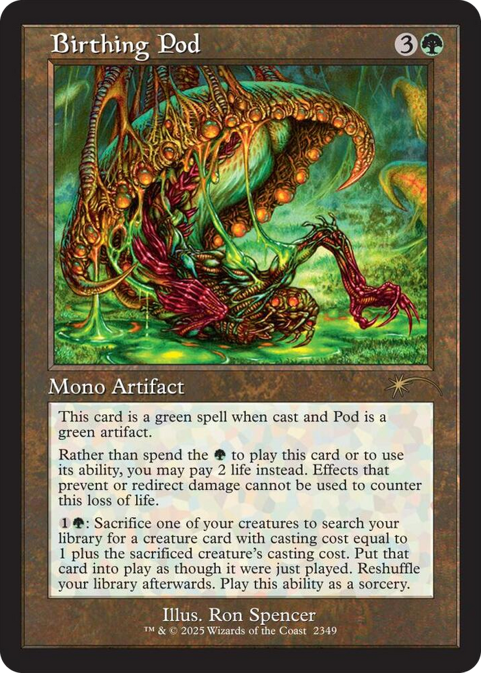 Birthing Pod #2349 R - Secret Lair Drop Series Pokemon card