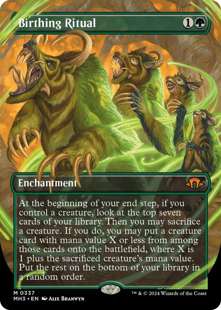 0337 Birthing Ritual (Borderless) M Modern Horizons 3