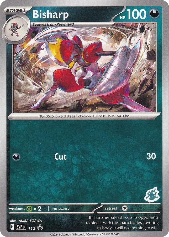 0112 Bisharp - Darkrai Deck Promo Battle Academy 2024