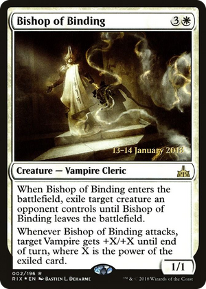0002 Bishop of Binding R Prerelease Cards