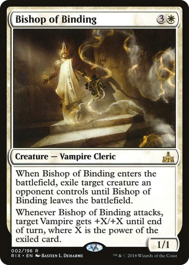 0002 Bishop of Binding R Rivals of Ixalan