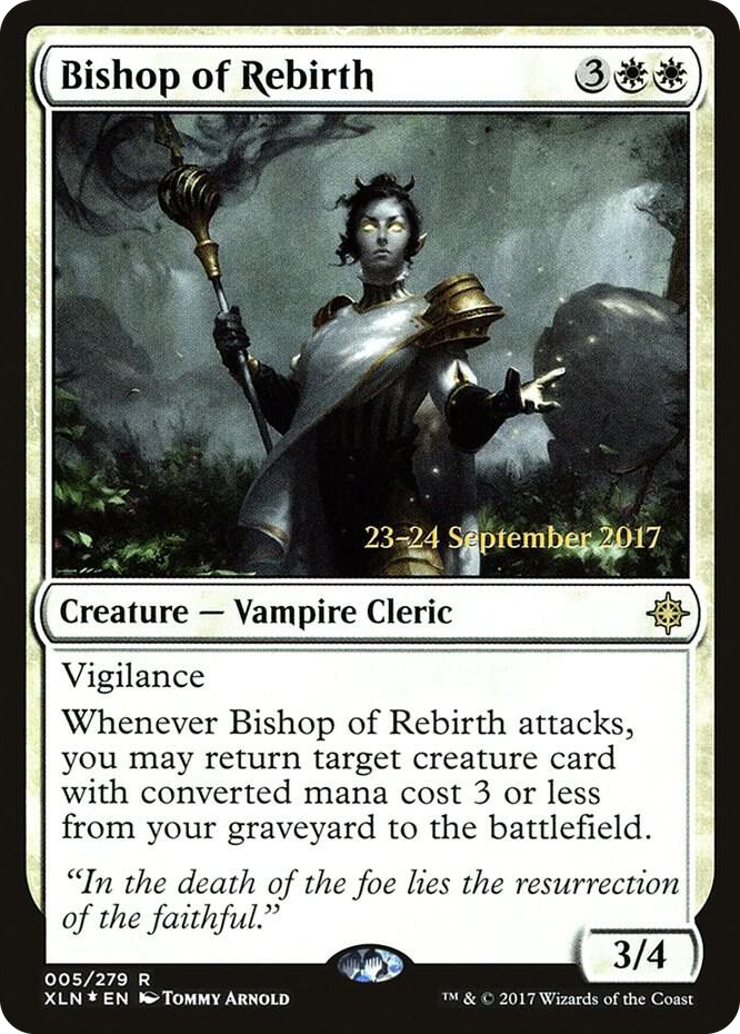 0005 Bishop of Rebirth R Prerelease Cards