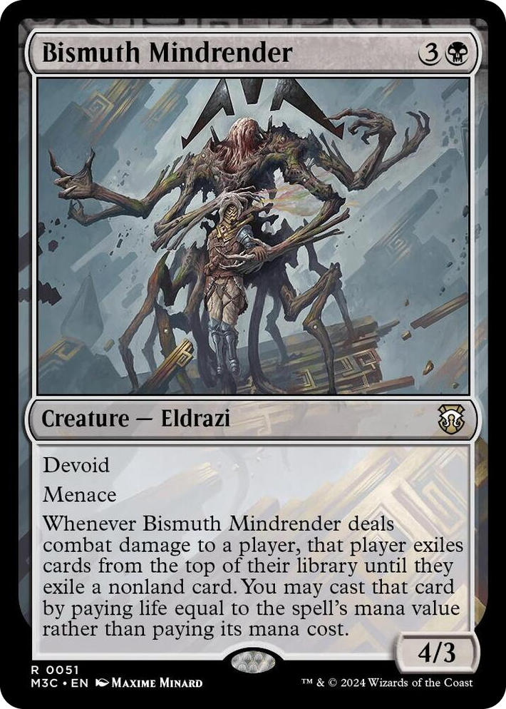 0051 Bismuth Mindrender (Ripple Foil) R Commander: Modern Horizons 3