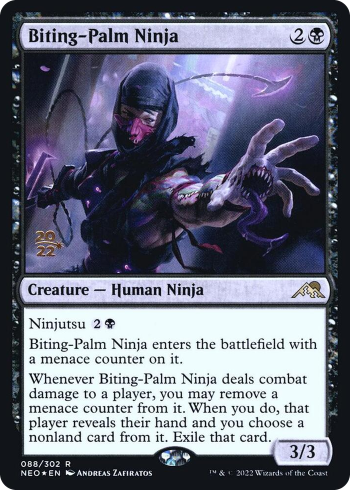 Biting-Palm Ninja #88 R - Prerelease Cards Pokemon card