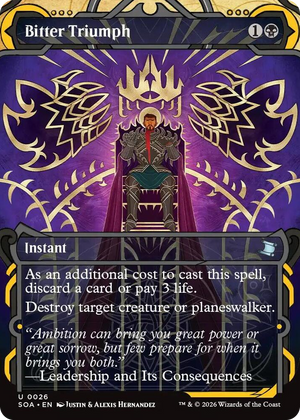0026 Bitter Triumph U Secrets of Strixhaven: Mystical Archive