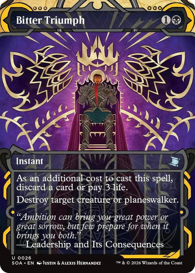 0026 Bitter Triumph U Secrets of Strixhaven: Mystical Archive