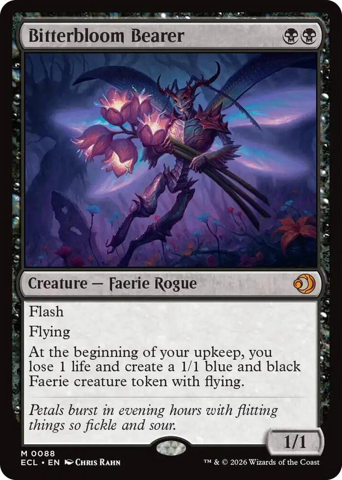Bitterbloom Bearer #88 M - Lorwyn Eclipsed Pokemon card