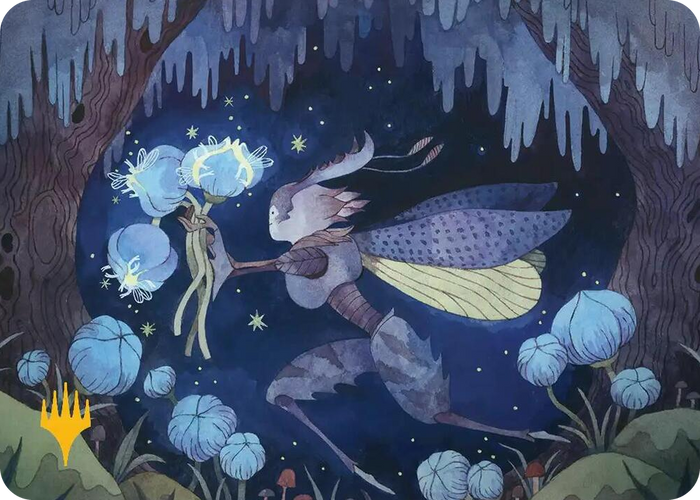 Bitterbloom Bearer Art Card (Gold-Stamped Planeswalker Symbol) #38 S - Art Series: Lorwyn Eclipsed Pokemon card