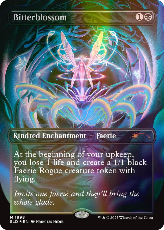 1898 Bitterblossom (Double Rainbow Foil) M Secret Lair Drop Series