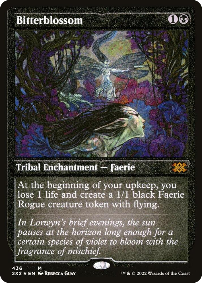 0436 Bitterblossom (Foil Etched) M Double Masters 2022