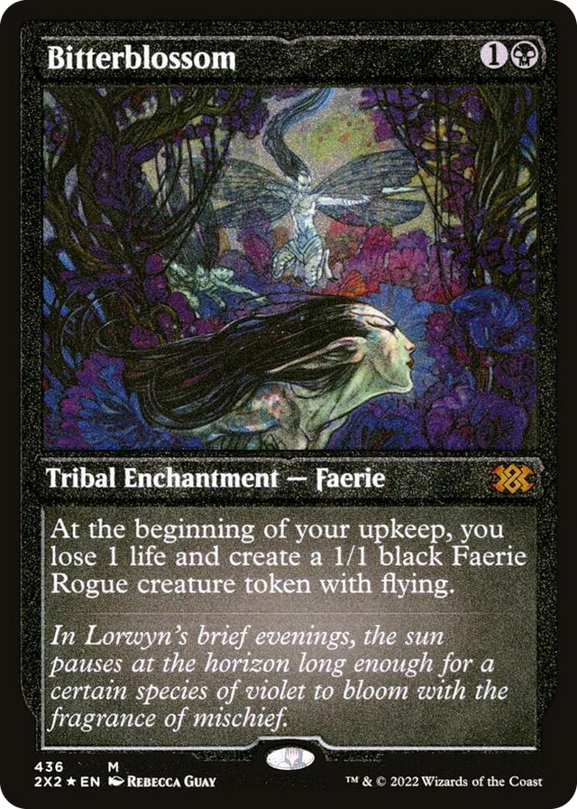 0436 Bitterblossom (Foil Etched) M Double Masters 2022