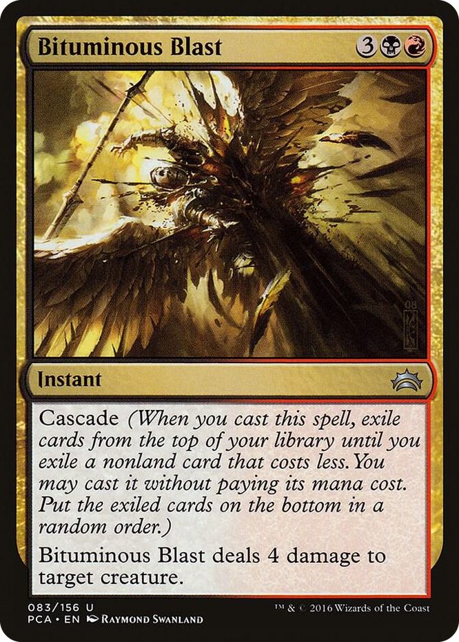 Bituminous Blast #83 U - Planechase Anthology Pokemon card